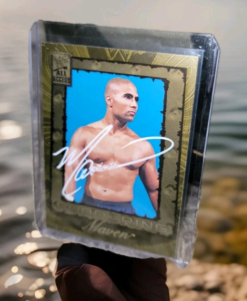 Maven RC Signed Auto Card 2002 Fleer WWF All Access Road Ring #81 Wrestling WWE - Image 2 of 3