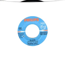 Frankie Valli:     To Give / Watch Where You Walk .. 45 RPM 9923