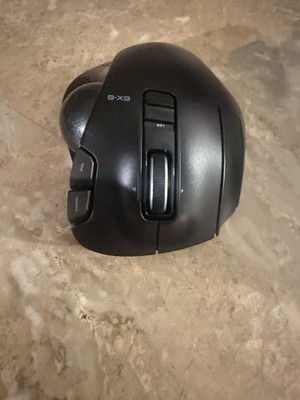 ELECOM EX-G Wireless Ergonomic Trackball Mouse Black 6-Button USB Receiver