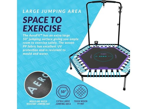 Bluefin Aero Fit 50" Fitness Premium Gadget Loaded Indoor Outdoor Trampoline - Picture 7 of 7