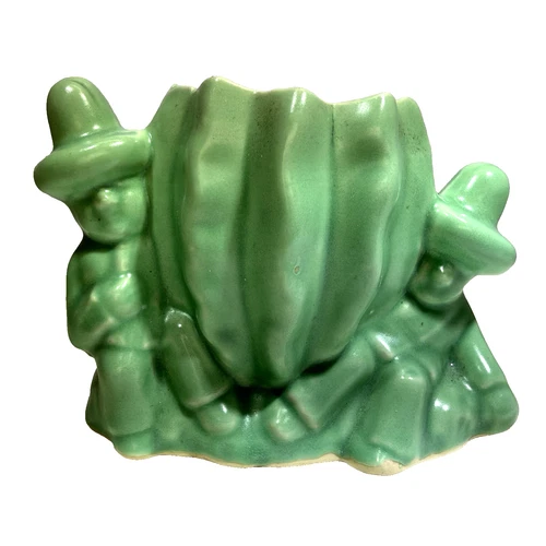 Vintage McCoy Pottery Cactus Succulent Planter ~ Southwestern Decor