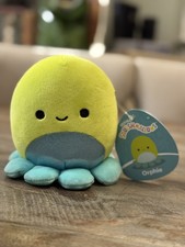 Squishmallows BNWT Orphie the Octopus Plush - very rare!