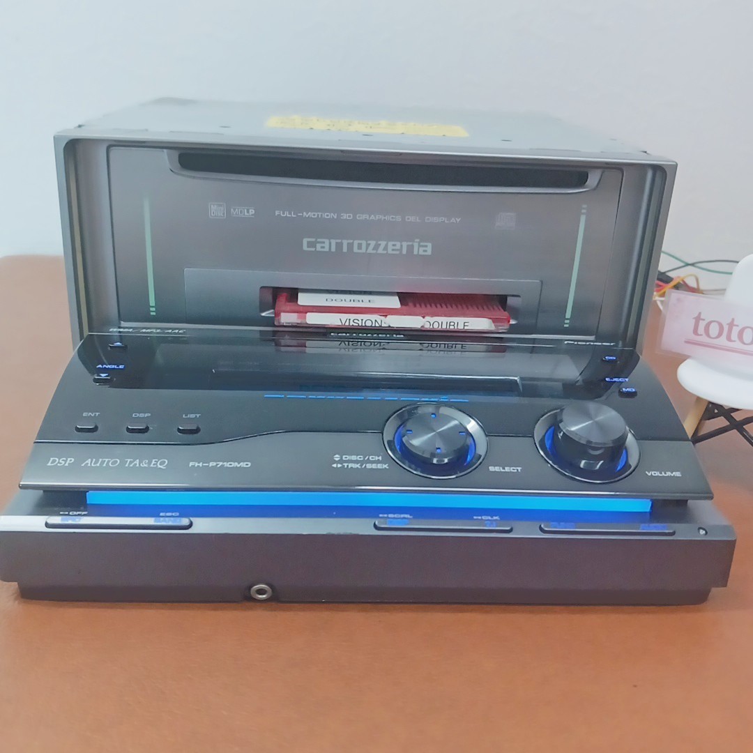 Pioneer Carrozzeria FH-P710MD 2DIN Car Audio DSP Animated Display