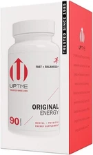 UPTIME - Premium Energy Caffeine Supplement - Original Blend Tablets - 90ct B...