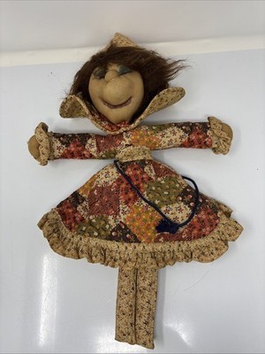 Vintage Handmade Plush Rag Doll