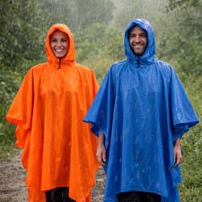 Regenponcho + Kapuze Regenjacke Regenschutz Regencape hochwertig Umhang Outdoor