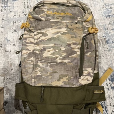 New Dakine Heli Pro 24L - Vintage Camo, One Size, Snow Sports ,21x12x8 .2.2 Lbs