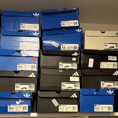 Lot of (8) adidas & Nike Men's Size 10.5  Mystery Box  Sneakers New w/ Boxes