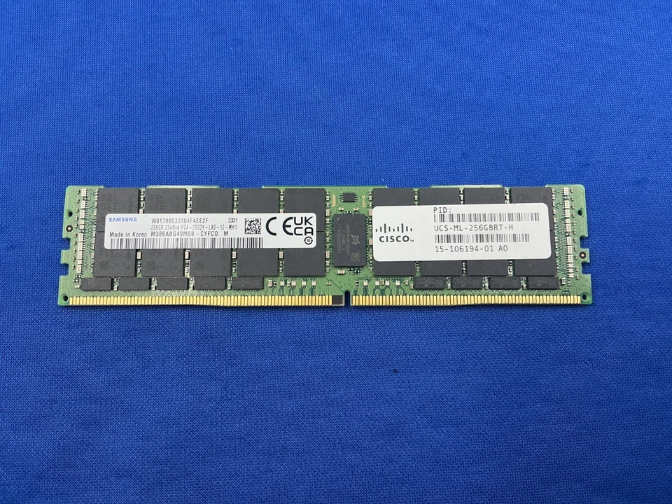 MEMORIA LRDIMM M386ABG40M5B-CYF SAMSUNG 256G (1X256GB) 2S4RX4 PC4-2933Y Foto 3 de 4
