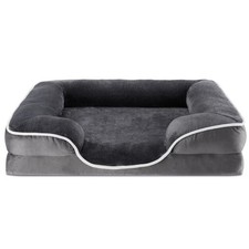 35"x25" Supportive Memory Foam Orthopedic Dog Bed, With Washable Removable
