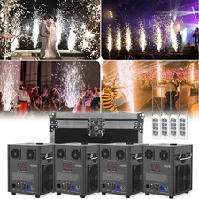 2Pcs 700W Cold Spark Machine Stage Effect DMX Firework Machine DJ Party Wedding
