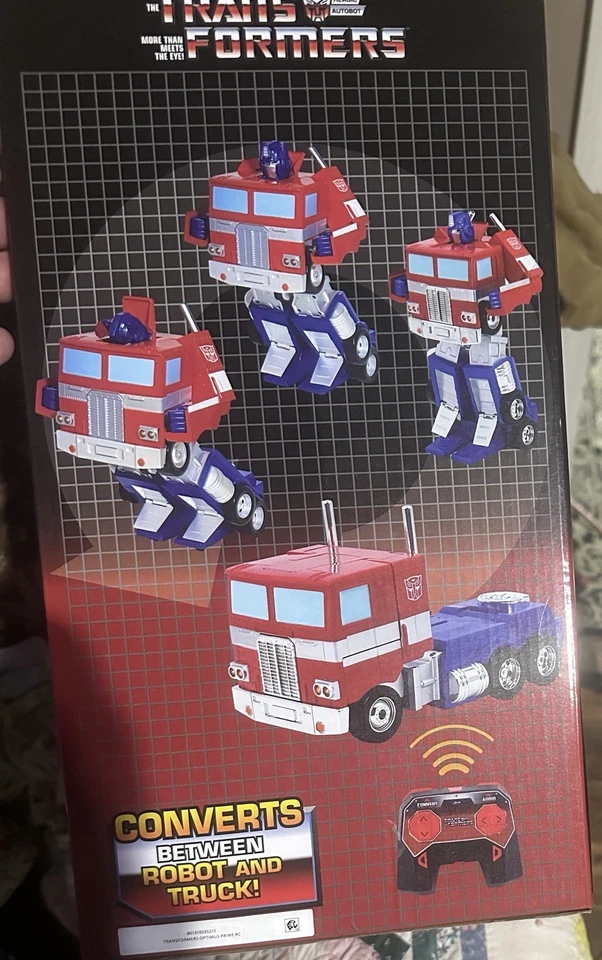 Transformers Optimus Prime Auto Conversão RC Controle Remoto Brinquedo Nos - Imagem 2 de 4