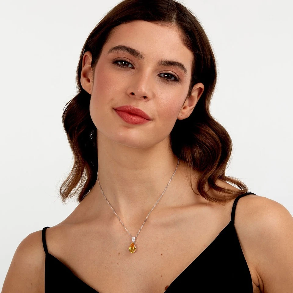 Colgante MORELLATO Mujer Tesoro Arg. 925 - Piedra amarilla Foto 4 de 4