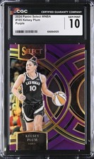 Kelsey Plum, #/149 Purple Prizm, 2024 Panini Select WNBA #105, CGC 10 - GEM MINT