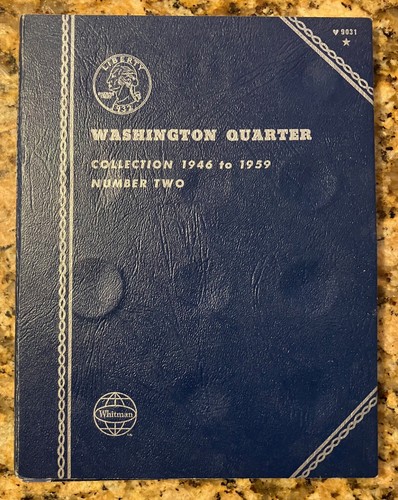 VINTAGE Washington Quarter 1946-1959 Whitman Folder ~ 9031 ~ No Coins included