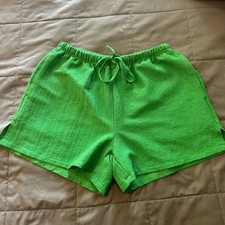 Green Women's Shorts size S, Draw String and lightweight