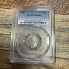 1943 LINCOLN STEEL CENT PCGS GRADED SAMPLE SLAB