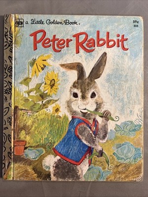 Vintage A Little Golden Book Peter Rabbit 505 .59 1978 #3266