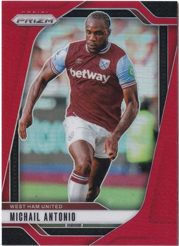 2024-25 Panini Prizm Premier League #149 Michail Antonio Red #/199