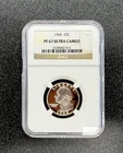 1964 Proof Washington Silver Quarter 25c NGC PF67 Ultra Cameo RARE Grade
