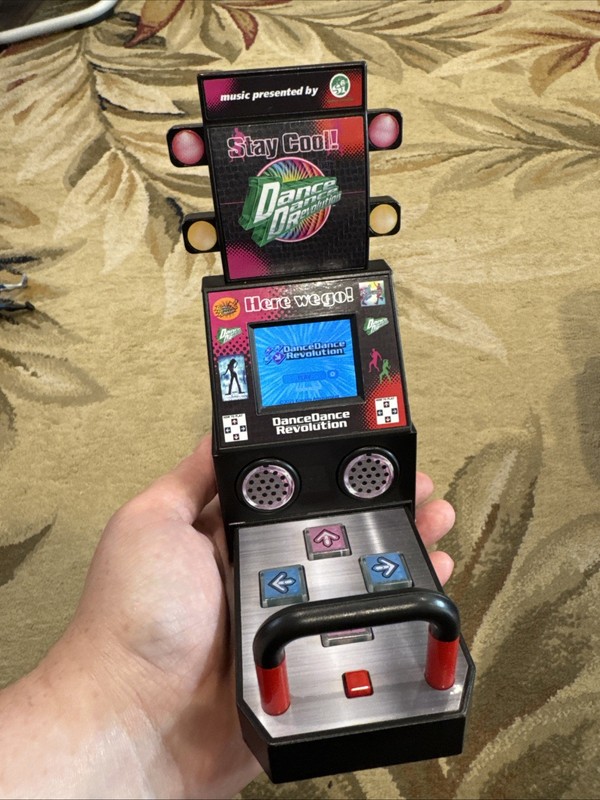 Dance Dance Revolution Mini Boardwalk Arcade Tabletop Game Fingers 2021 Konami