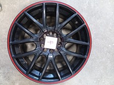 Set Of 4 Gloss Black 18x8 After Market Wheels To Fit 2008 Audi Tt With Tpms