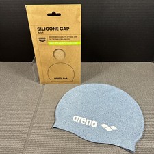 Swim Cap Adult Fit ARENA Recycled Silicon Blue Swimming Adult Mens Women