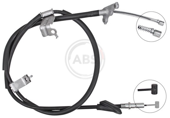 A.B.S.-OE K19117-OE Cable Pull, parking brake for HONDA