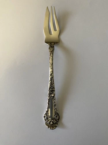 Gorham Sterling Silver Pastry/Pickle Fork in the Poppy Pattern Circa 1902