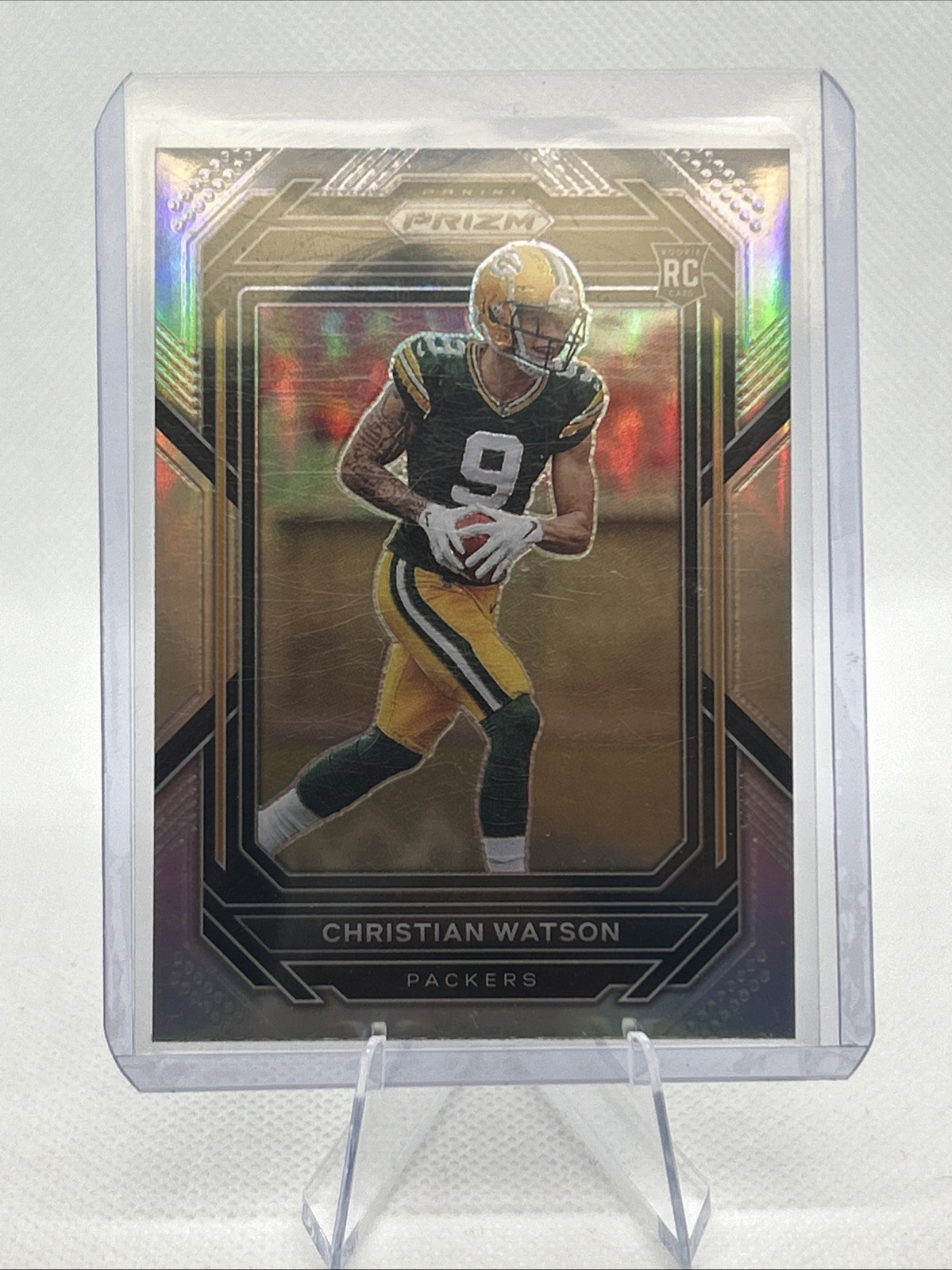 Christian Watson 2022 Panini Prizm - Silver Rookie Card Prizm #314 Packers RC