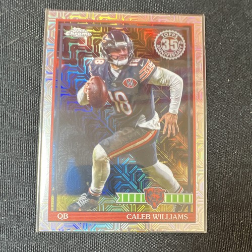 2026 Topps Chrome -  Topps Football Caleb Williams #91tc-18 Refractor (RC)