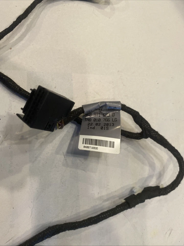 AUDI A4 ALLROAD 2013-2016 - Arnés de cableado de panel de puerta trasera 8K0971693D Foto 4 de 4