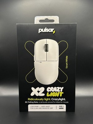 Pulsar - X2 CRAZYLIGHT Mini Wireless Gaming Mouse - Uyuni White | eBay