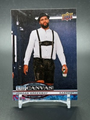 2025-26 Upper Deck Series 2 UD Canvas C-209 JORDAN GREENWAY Buffalo Sabres