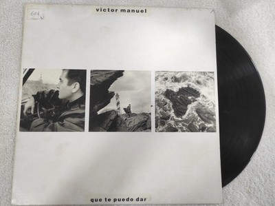 VICTOR MANUEL LP VINILO QUE TE PUEDO DAR, SOLEDAD Y EL RATA, TRITON... ARIOLA