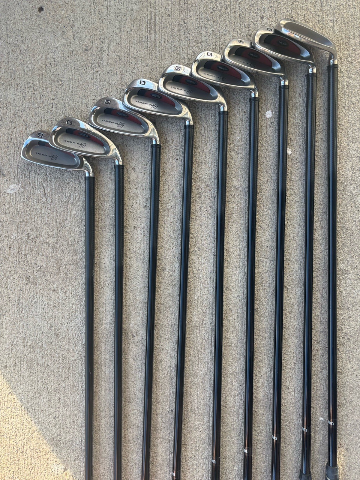 ⭐️Wilson Deep Red II MDS Irons Set 3-SW⭐️Tri Play 53