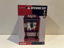 PHANATIC Philadelphia Phillies Mascot /123 Bobblehead 2024 Opening Day Display