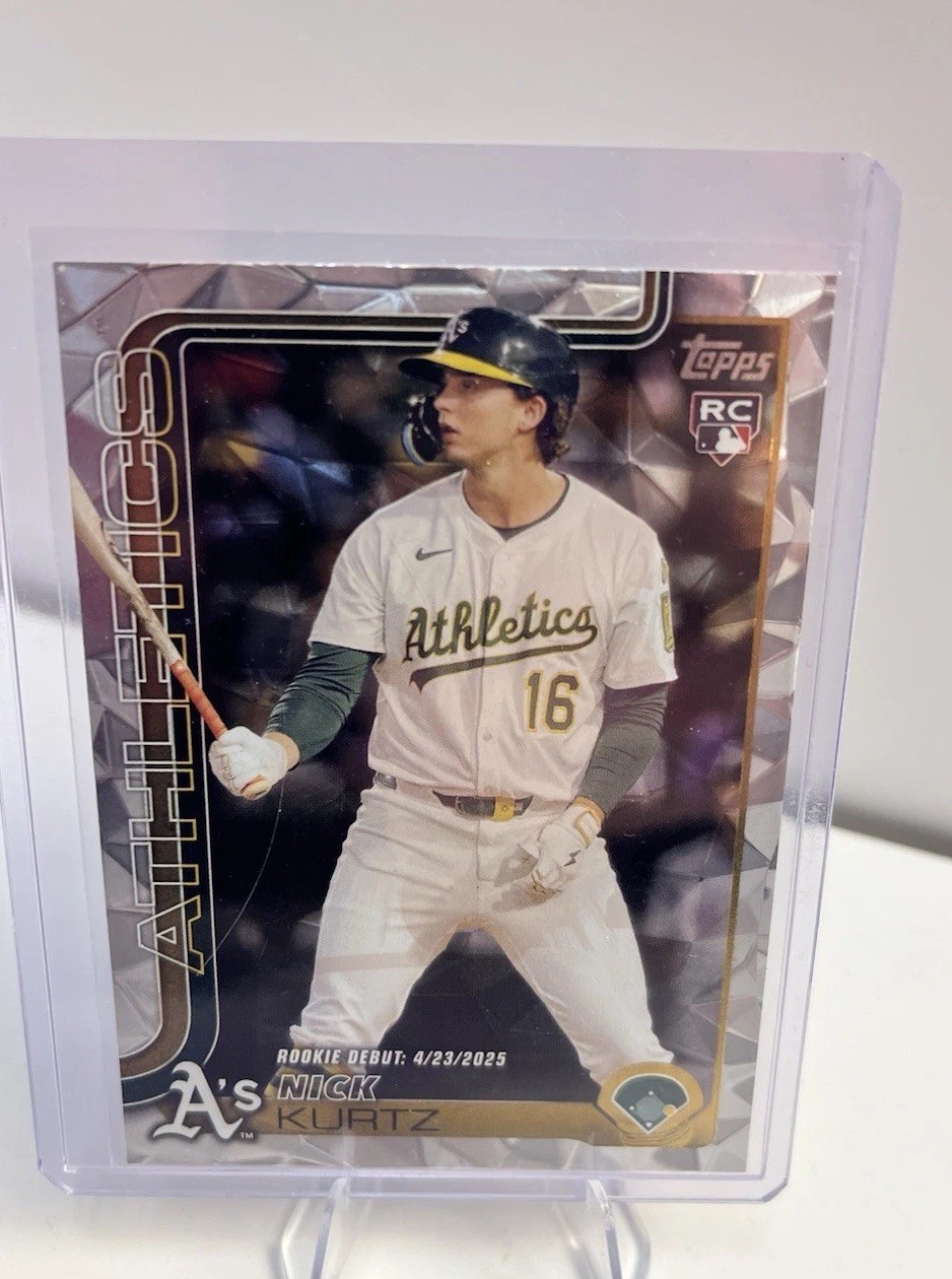 2025 Topps Update Nick Kurtz RC Rookie Debut Diamante Foil #US197