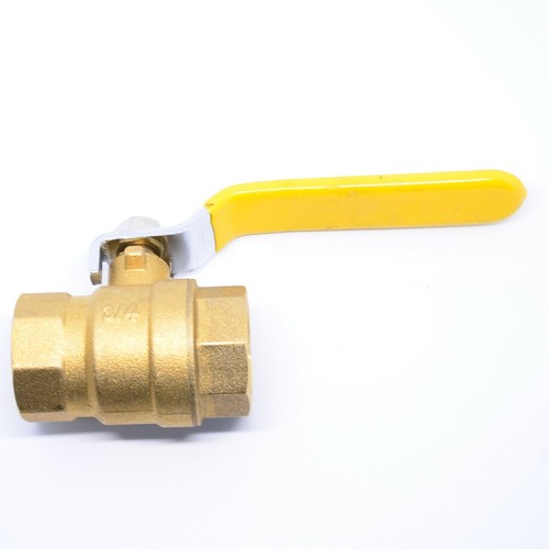 Ball Valve 3/4 Female NPT FIP FPT Brass Full Port 600 PSI WOG Water Oil Gas - Picture 4 of 6