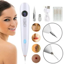 LCD Laser Skin Tag Freckle Wart Dot Mole Remove Pen Dark Spot Tattoo Removal Pen