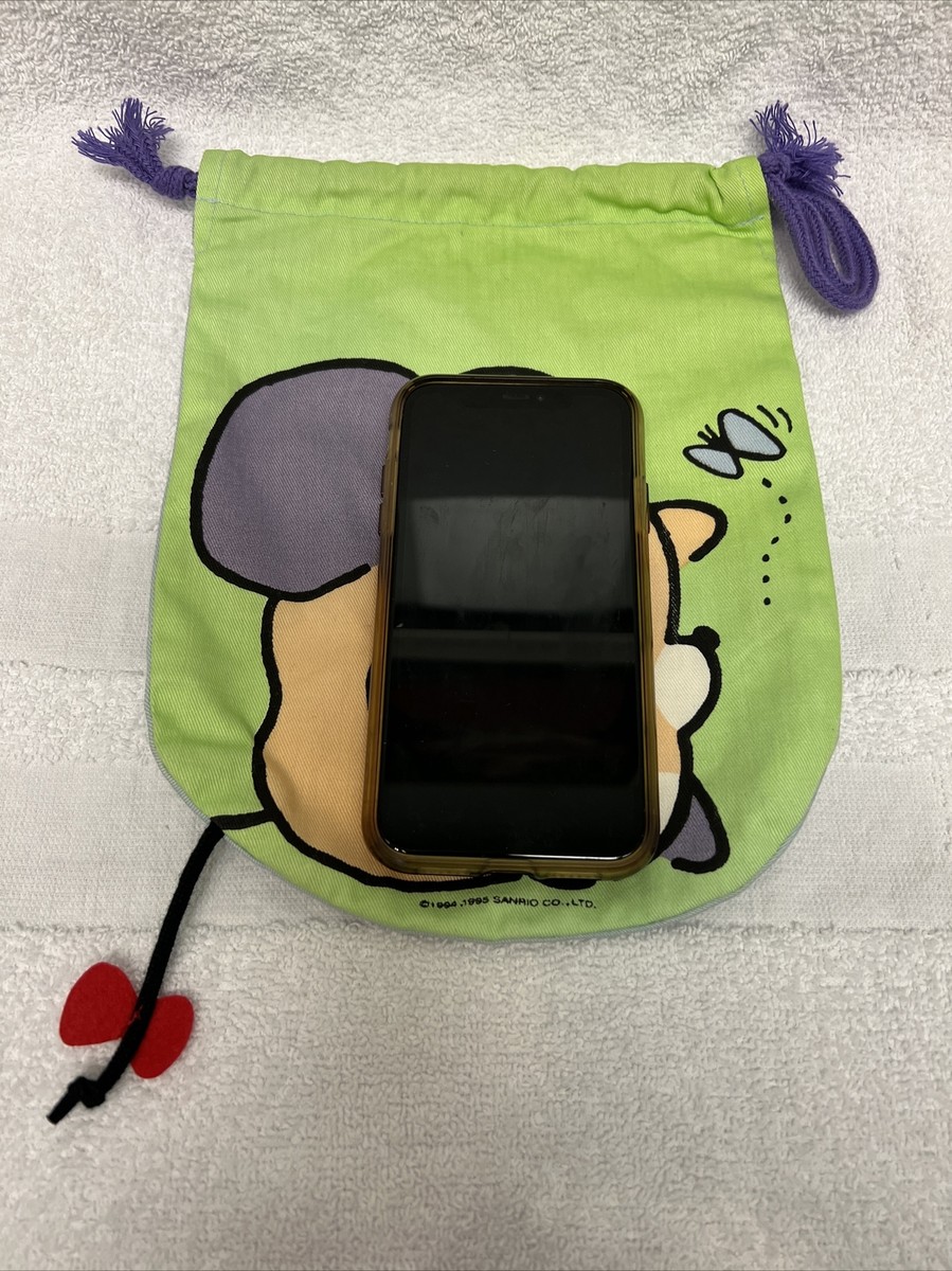 1995 Sanrio Picke Bicke Pickebicke Mouse Big Cloth Pouch Trinket Plush 1995 Sanrio Picke Bicke Pickebicke Mouse Big Cloth Pouch Trinket Plush