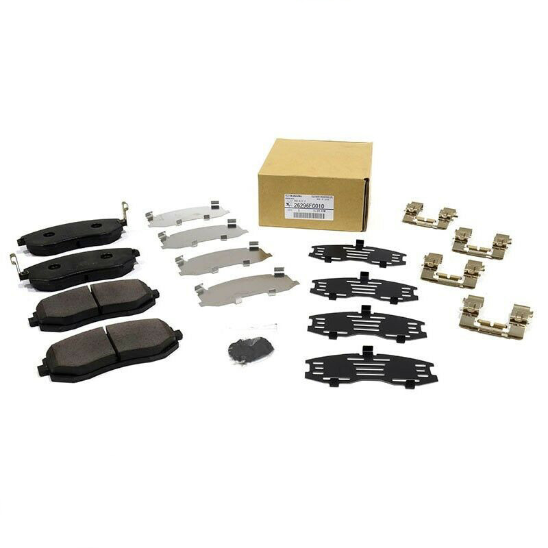 Juego de pastillas de freno delanteras para Subaru 2008-2014 Legacy Impreza Forester (P/N 26296FG010)