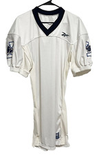 YALE BULLDOGS Men White Blank NCAA Team Issued Vintage Football Jersey 42 Reebok
