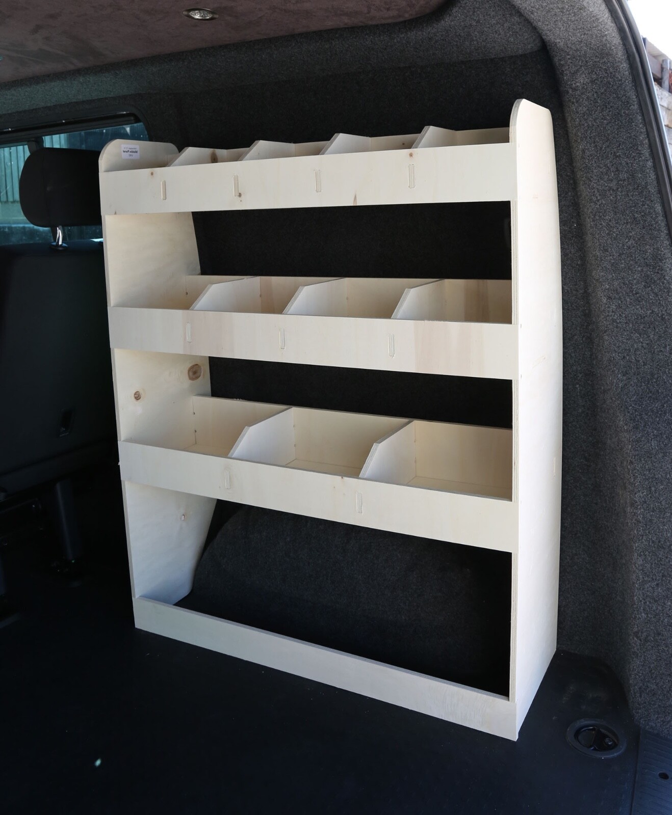 VW Transporter Kombi T5 & T6 SWB Van Racking Tool Storage Shelving Driver Side