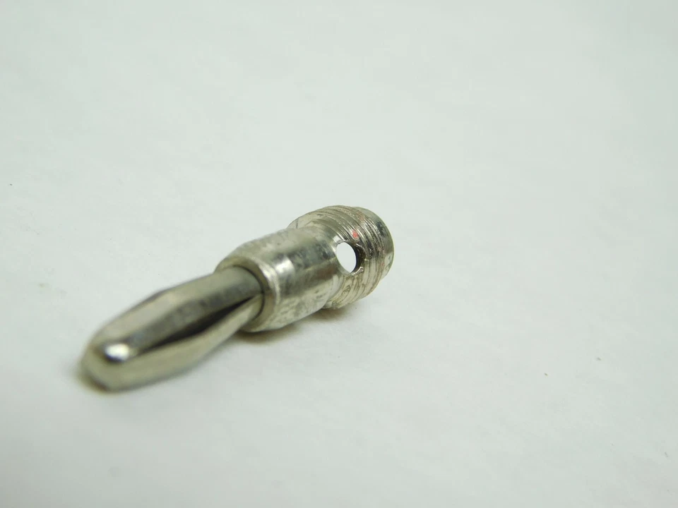 4 PACK - TENMA SPC RED SOLDERLESS 5/32" (4mm) BANANA TEST CONNECTOR 12AWG LV - Image 3 of 4