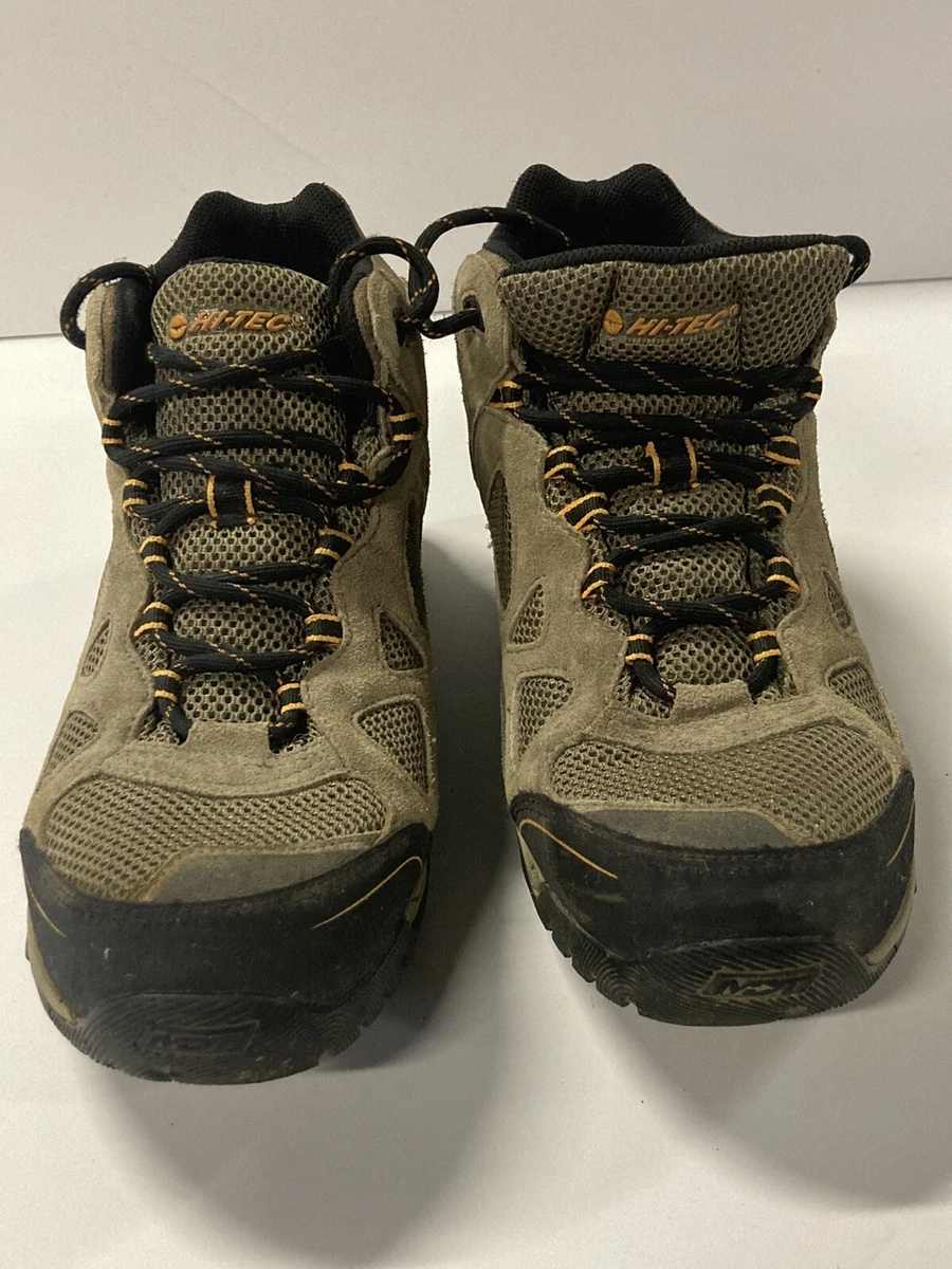 Hi Tec Total Terrain Mid Waterproof Hiking Shoe Tan Size Mens 13.0