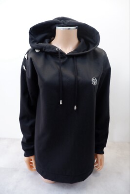 River Island Womens BRAND NEW Oversized Hoodie Jumper Size XS Black  Diamanté £45 | eBay UK