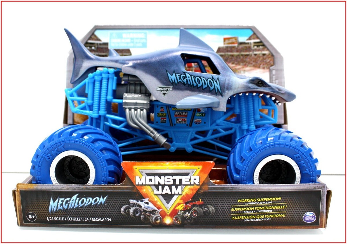 Monster Jam 2023 MEGALODON Shark Monster Truck - Series 18 - 1:24