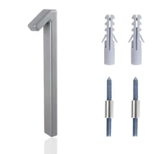 5 Inch House Numbers for Outside Metal Modern Floating House Numbers Garden D...