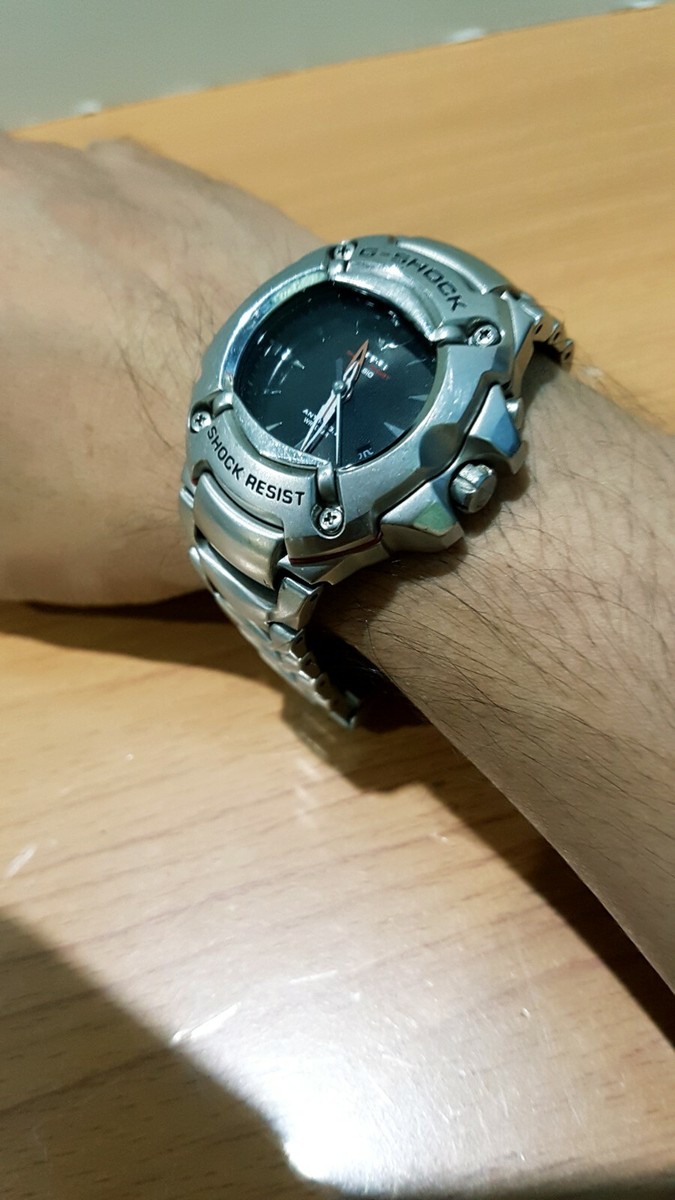 Vintage Premium G-Shock Steel Link Watch MRG MTG-120 Analog